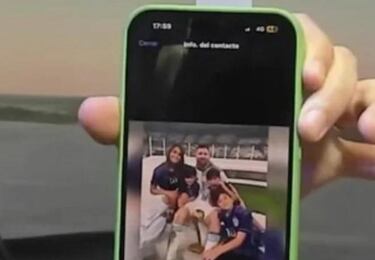 Sale a la luz la imagen que tiene Messi en su perfil de WhatsApp