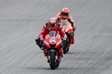 Marc Márquez y Andrea Dovizioso han ofrecido un gran espectáculo en el Gran Premio de Austria. 