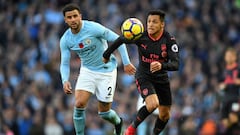 Así fue el ingrato partido de Alexis ante el Manchester City