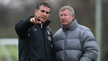 Carlos Queiroz y Alex Ferguson