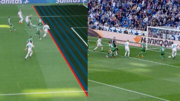 El Leganés protestó en los dos goles del Madrid; son legales