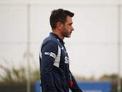 Colunga y los fichajes: “Me preguntan, pero yo me dedico a entrenar”