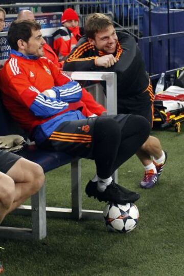 Iker Casillas con Illarramendi.