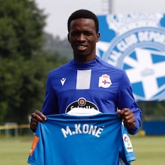 Koné: “El Deportivo atrae a todos, no dudé ni un segundo”