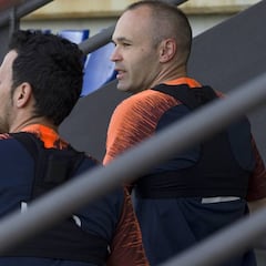 Incógnita Iniesta: hizo trabajo específico de cara al Clásico