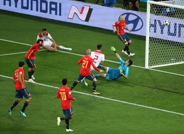 0-1. Isco marc¨® el gol del empate.