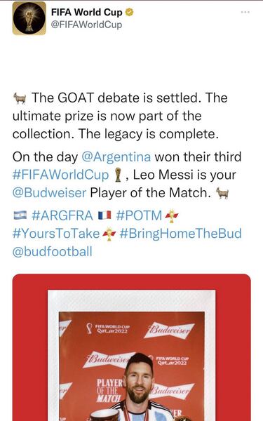 Polémica con la FIFA por “zanjar” el debate del mejor de todos los tiempos