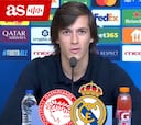 Álvaro Carreras, rueda de prensa completa previa al Olympiakos vs Real Madrid de la Champions League