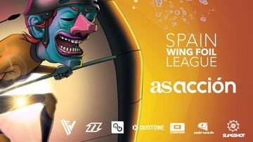 Cartel de la Spaing Wingfoil League en Chiclana (C&aacute;diz). 