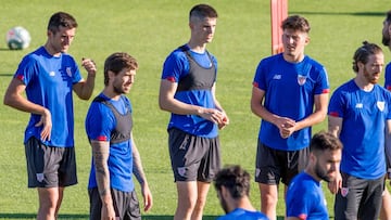 Vivian, Sancet y Vencedor en la sesión de Lezama.