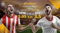 Atlético de Madrid vs. Sevilla FC: horario, TV, estadísticas, clasificación y pronósticos