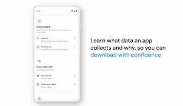 La Google Play Store te dirá la cantidad de datos que recolectan tus apps