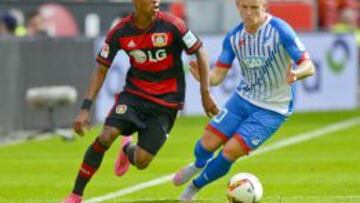 Wendell, en un partido con el Bayer Leverkusen.