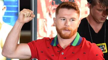 A tan sólo unos días de la pelea ante el kazajo Gennady Golovkin, el boxeador mexicano Saúl ‘Canelo’ Álvarez, ya se encuentra en Las Vegas.