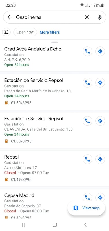 Cómo encontrar en Google Maps las gasolineras más baratas; así se activa