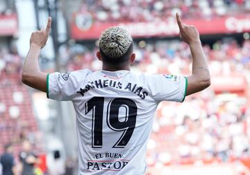 A pesar de su buena puntería, Matheus solo ha podido celebrar un gol esta temporada.