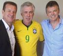 Doble visita de Dunga: se vio con Ancelotti y con Simeone