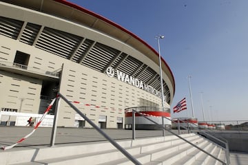 El Wanda Metropolitano sigue en obras