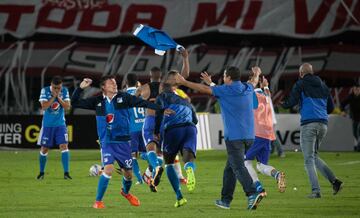 El festejo de Millonarios en El Campín con la estrella 15