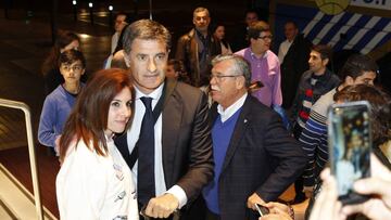 Míchel, a su llegada a Leganés.