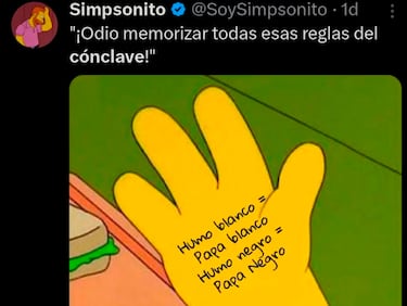 De la fumata arcoíris al cara de Papa: los mejores memes del Cónclave
