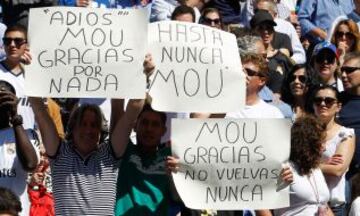 Las imágenes de la despedida de Mou en el Bernabéu