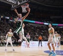 La gran defensa del Unicaja asfixia y derrumba al Bilbao