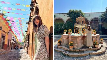 Lily Collins se pasea por las calles de San Miguel de Allende