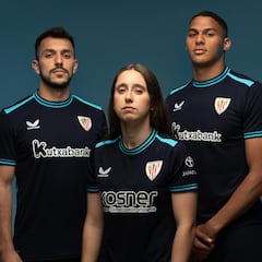 El Athletic elige el azul como segunda piel