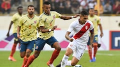 Partido entre la Selecci&oacute;n Colombia y la Selecci&oacute;n de Per&uacute;