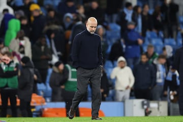 Pep Guardiola, técnico del Manchester City, tras la derrota ante el Tottenham.