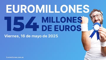 Euromillones: comprobar los resultados del sorteo de hoy, viernes 16 de mayo