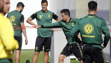 Entrenamiento de Las Palmas.