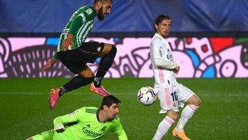 Borja, ante Courtois.