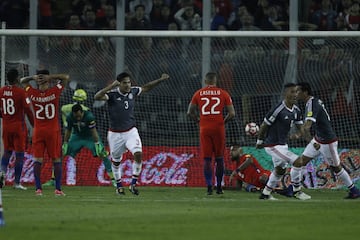 Chile - Paraguay, en imágenes