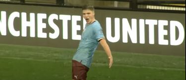 El filial del City ‘vacila’ a Cristiano en la goleada al United