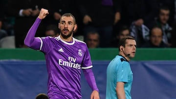 Douglas Ross durante el Sporting Lisboa-Real Madrid.