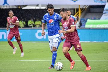 Con un doblete de Juan Fernando Caicedo, el equipo de Ibagué le dio la vuelta al marcador para el 2-1 final. Consiguió su tercera estrella del fútbol colombiano.