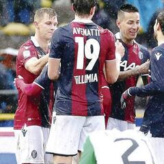 Pulgar fue clave en nueva victoria de Bologna sobre Genoa