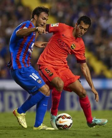 Victor Casadesús con Sergio Busquets.