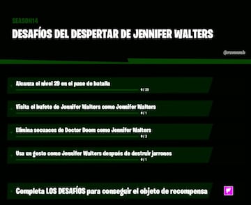 Desaf&iacute;os del Despertar de Jennifer Walters