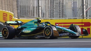 Fernando Alonso (Aston Martin AMR24). Yeda, Arabia Saudí. F1 2024.