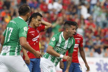 Los goles de Nacional fueron marcados por Pablo Cepellini y Yerson Candelo. Por el DIM anotaron Germán Cano y Elvis Perlaza.