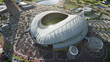 Maqueta del International Khalifa Stadium.