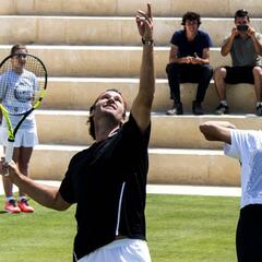 Ivanovic y Moyá abren la pista de hierba del Mallorca Open