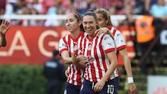  Adriana Iturbide celebrates her goal 2-1 of Guadalajara during the game Guadalajara vs Atlas, corresponding to Round 08 of the Torneo Clausura 2023 of the BBVA MX Womens League, at Akron Stadium, on March 05, 2023.

<br><br>

Adriana Iturbide celebra su gol 2-1 de Guadalajara durante el partido Guadalajara vs Atlas, Correspondiente a la Jornada 08 del Torneo Clausura 2023 de la Liga BBVA MX Femenil, en el Estadio Akron el 05 de Marzo de 2023