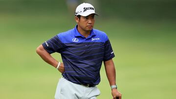 The Japanese golfer faces a readjustment of sorts after seeing his caddie and coach return to Japan following an unfortunate event in a London airport.