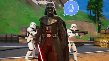 fortnite darth vader star wars chat de voz como hablar con el