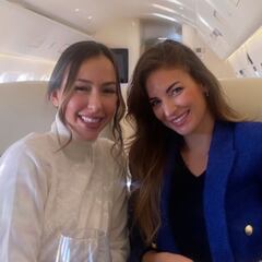 El espectacular avión privado en el que las novias de Koke y Marcos Llorente viajaron a Manchester