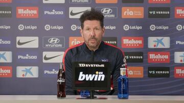 Simeone: "Cuando un futbolista tiene confianza puede jugar en cualquier posición"